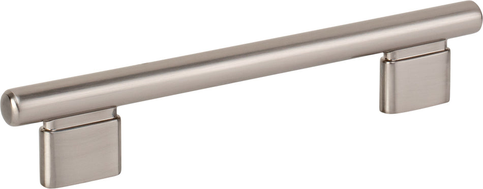 Atlas A513-BRN: 128mm cc Holloway Round Bar  Cabinet Pull - Brushed Nickel