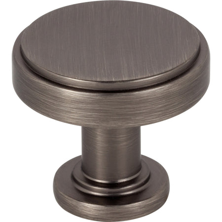 Jeffrey Alexander 171BNBDL: 1-1/4" Richard Cabinet Knob - Brushed Pewter