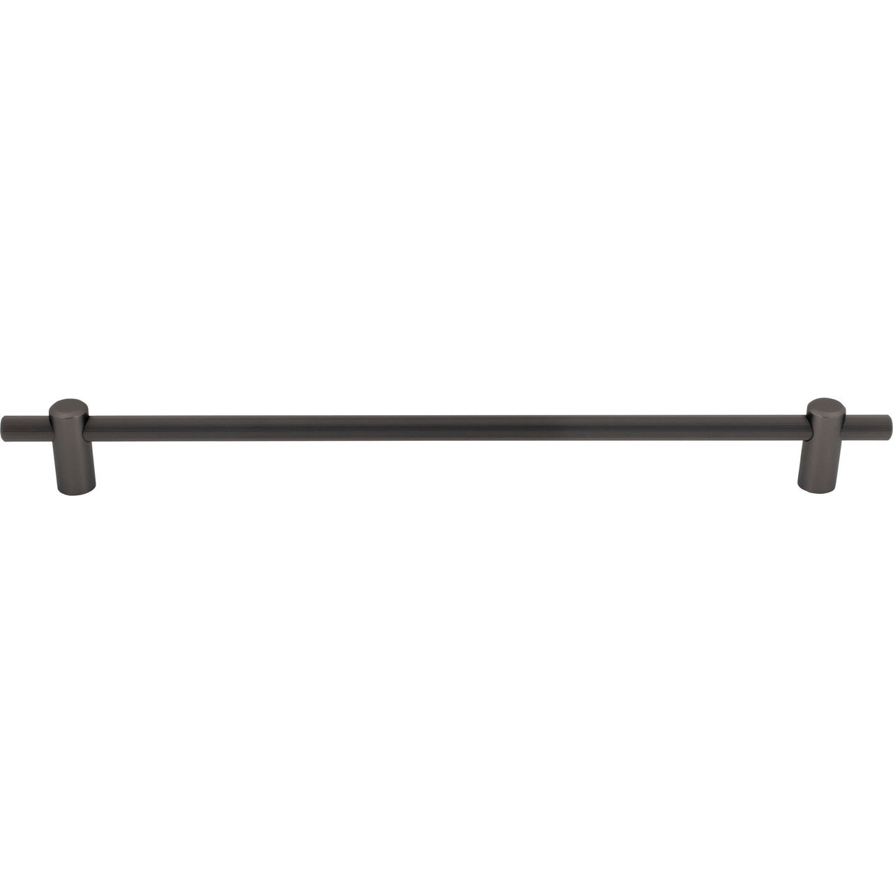 Top Knobs TK3259AG: 18" cc Dempsey Bar Cabinet Pull - Ash Grey