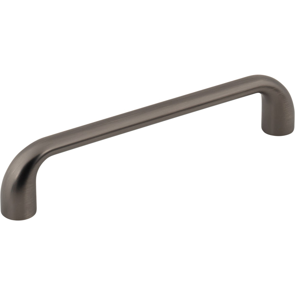 Jeffrey Alexander 329-128BNBDL: 128mm cc Loxley Bar Cabinet Pull - Brushed Pewter