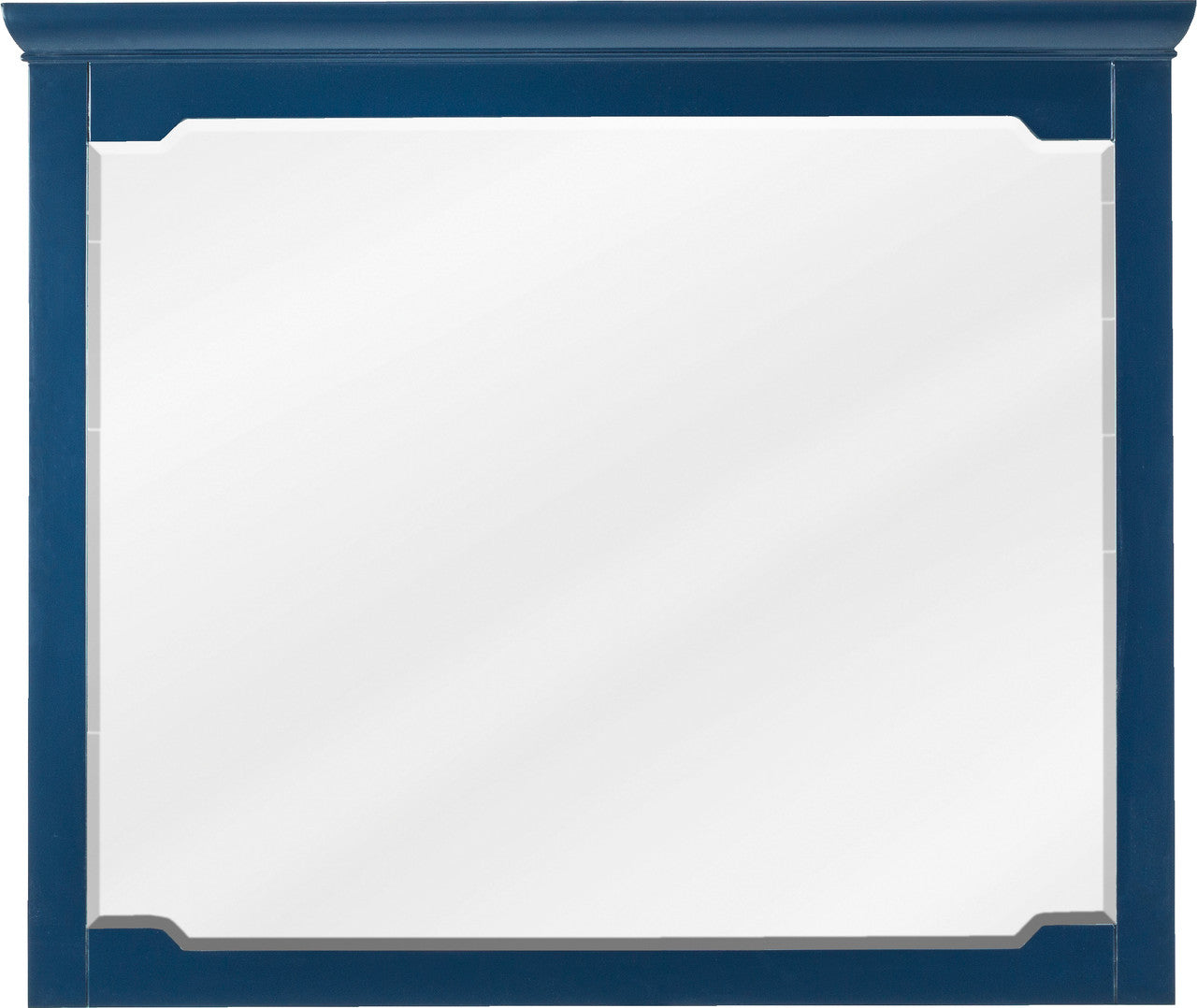 Jeffrey Alexander 40" Chatham Mirror - Hale Blue Frame