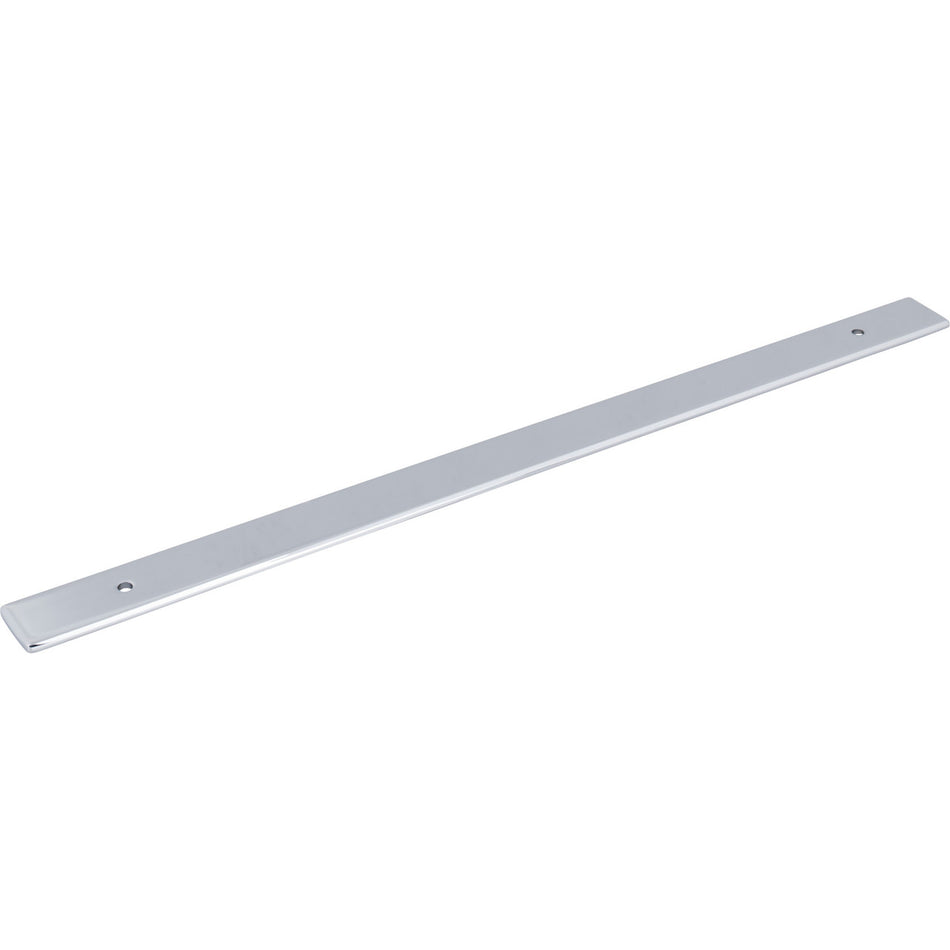 Top Knobs TK3286PC: 1" Radcliffe  Backplate - Polished Chrome