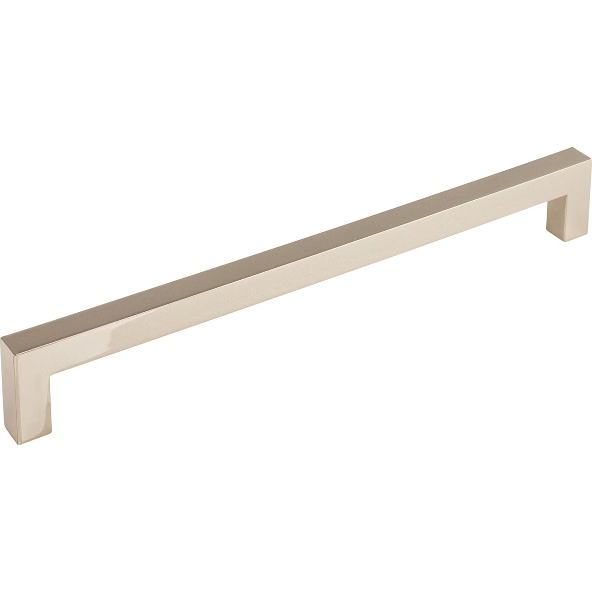 Top Knobs TK165PN: 18" cc Square Bar  Cabinet Pull - Polished Nickel