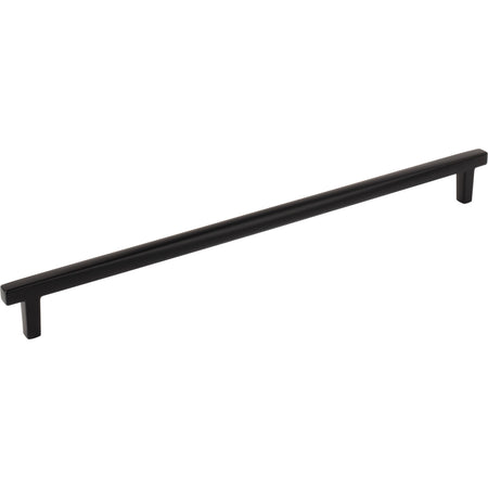 Jeffrey Alexander 905-305MB: 305mm cc Whitlock Bar Cabinet Pull - Matte Black