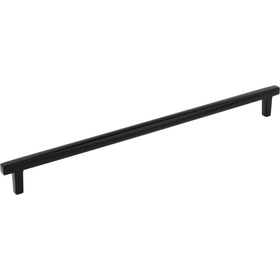 Jeffrey Alexander 905-305MB: 305mm cc Whitlock Bar Cabinet Pull - Matte Black