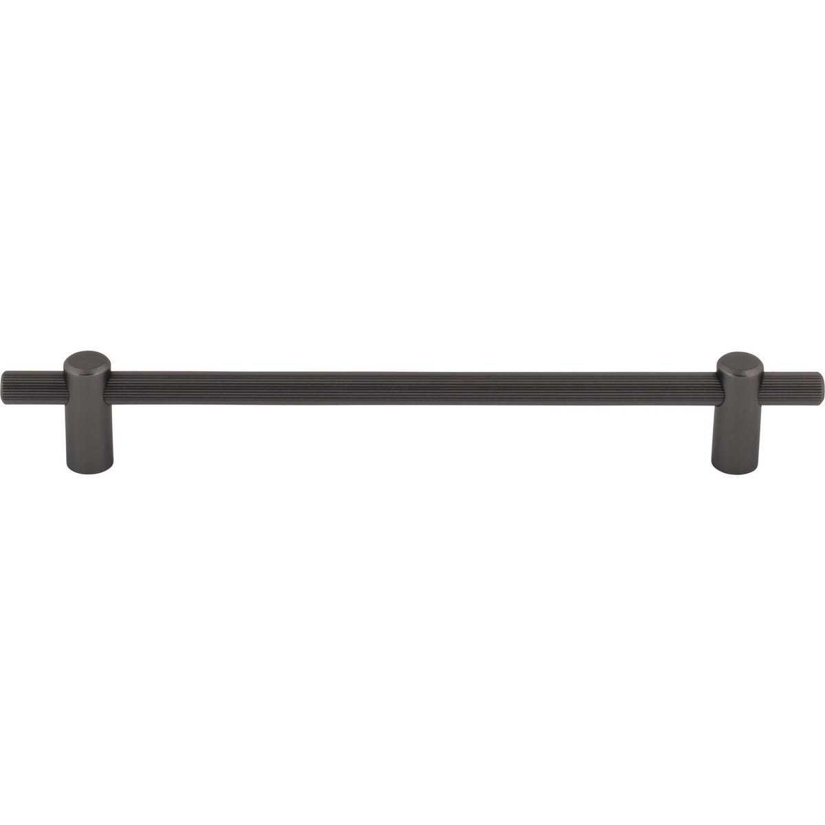 Top Knobs TK3255AG: 7-9/16" cc Dempsey Bar Cabinet Pull - Ash Grey