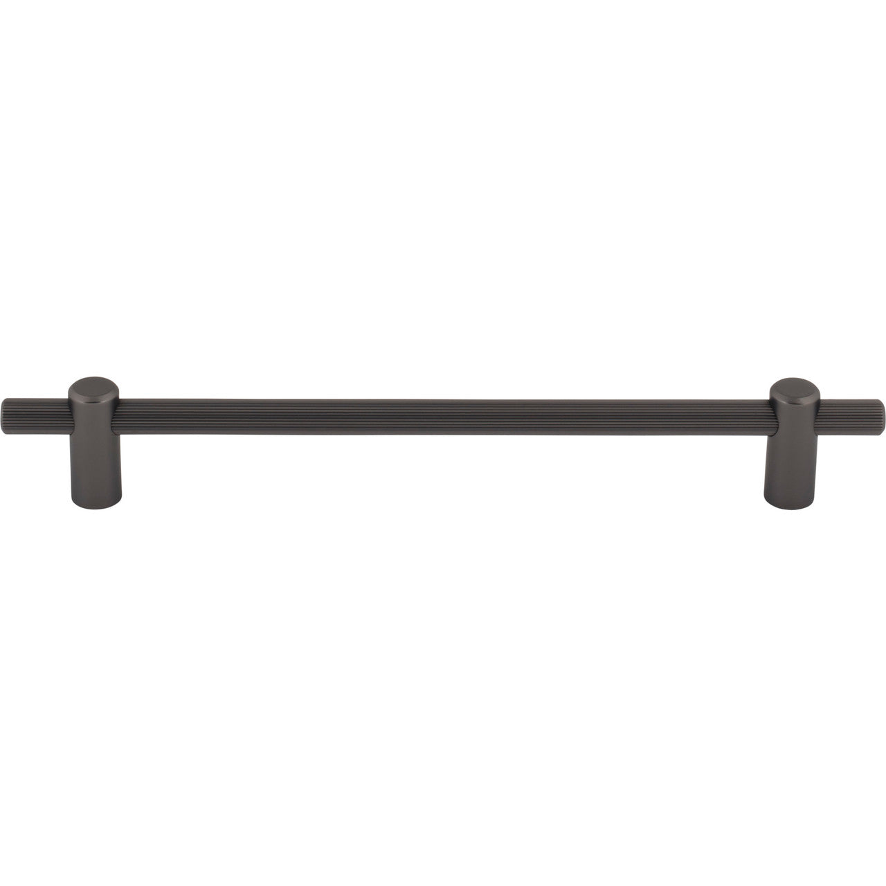 Top Knobs TK3255AG: 7-9/16" cc Dempsey Bar Cabinet Pull - Ash Grey