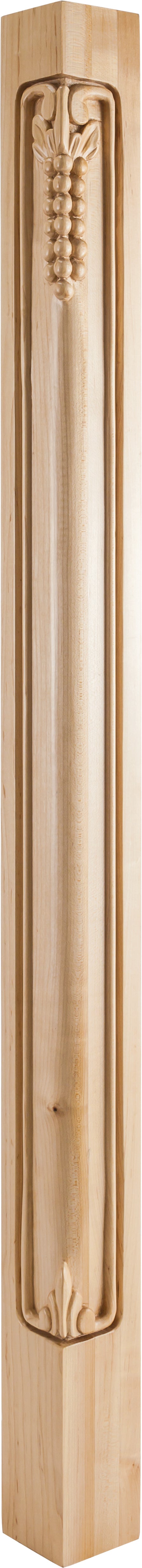Hardware Resources CP-2-42MP: 2-3/4" x 2-3/4" x 42" Grape Corner Post - Hard Maple