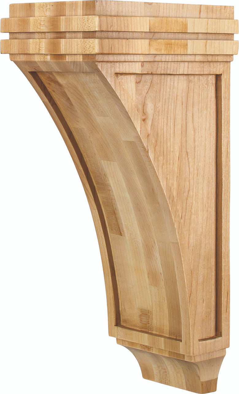 Hardware Resources COR22-2MP: 5" x 7" x 14" Mission Corbel - Maple