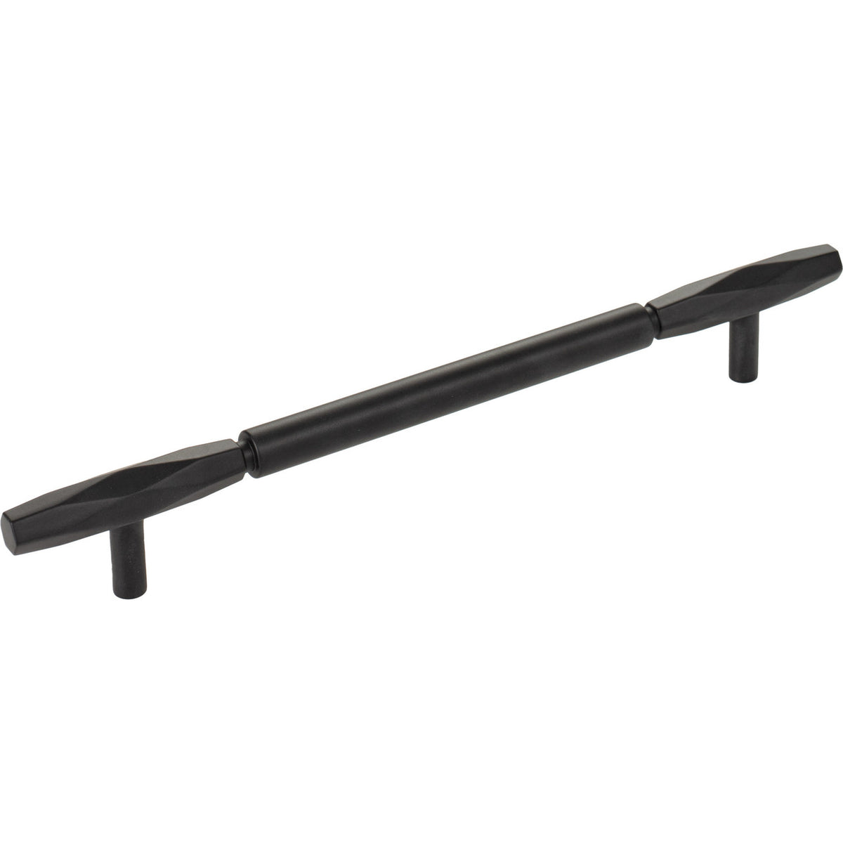 Top Knobs TK3084BLK: 7-9/16" cc Regent's Park Kingsmill Cabinet Pull - Flat Black