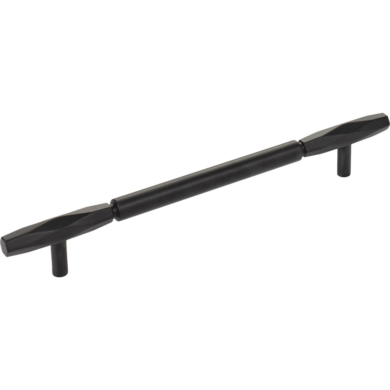 Top Knobs TK3084BLK: 7-9/16" cc Regent's Park Kingsmill Cabinet Pull - Flat Black