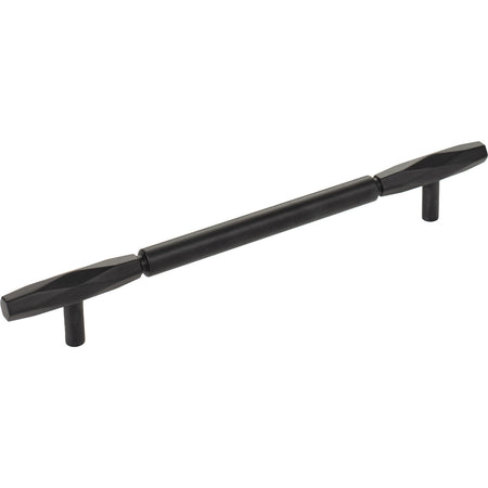 Top Knobs TK3084BLK: 7-9/16" cc Regent's Park Kingsmill Cabinet Pull - Flat Black