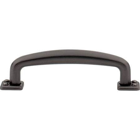 Atlas A541-SL: 3-3/4" cc Benning D-Handle Cabinet Pull - Slate