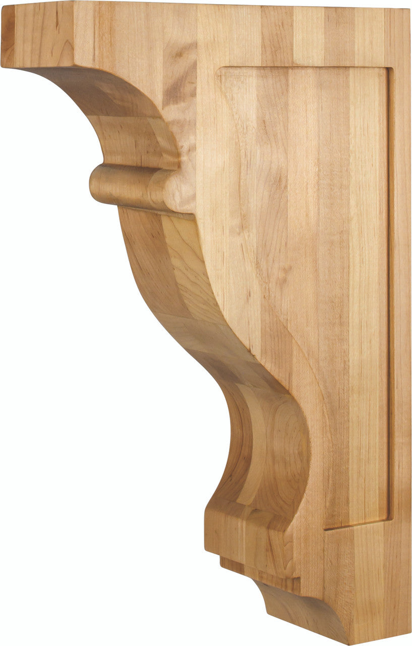 Hardware Resources CORW-3RW: Contour Corbel - Rubberwood
