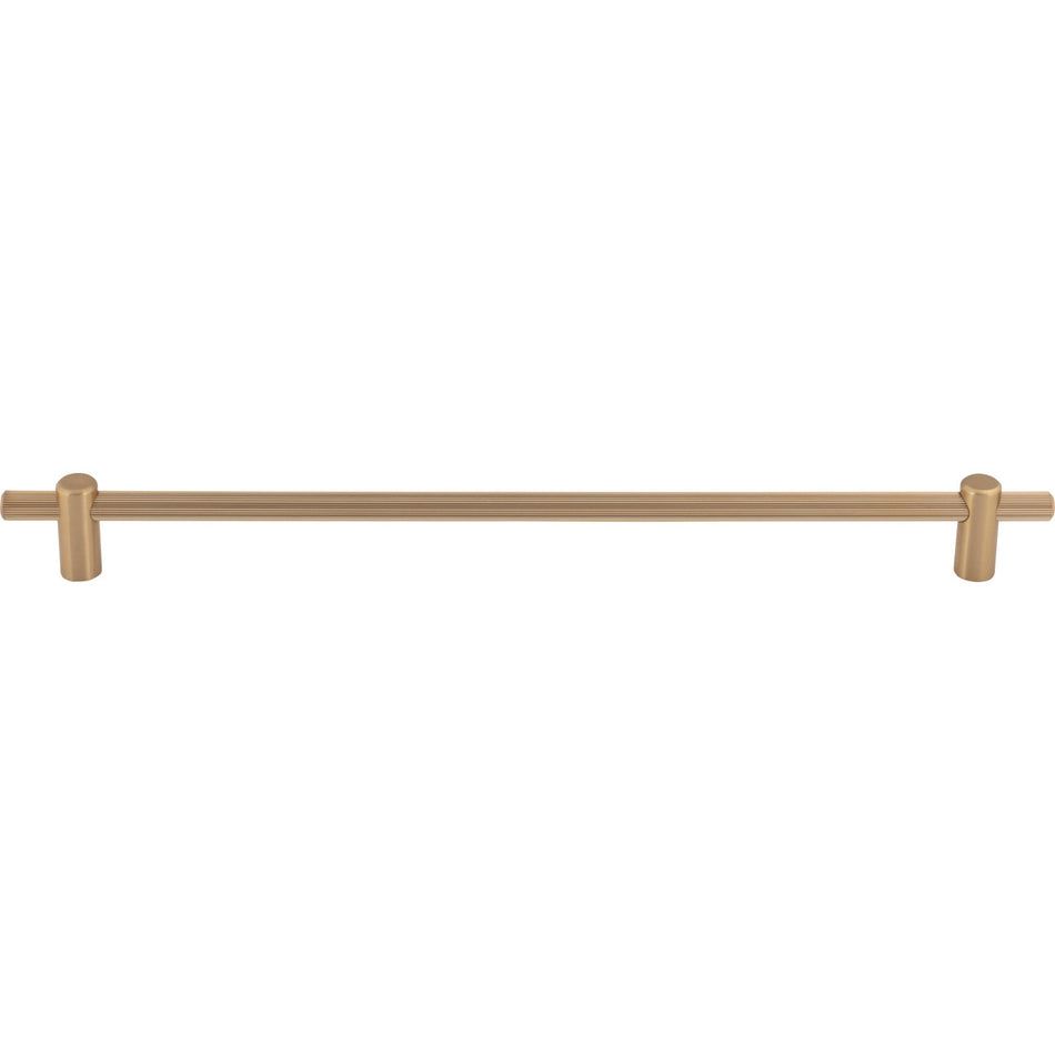 Top Knobs TK3257HB: 12" cc Dempsey Bar Cabinet Pull - Honey Bronze