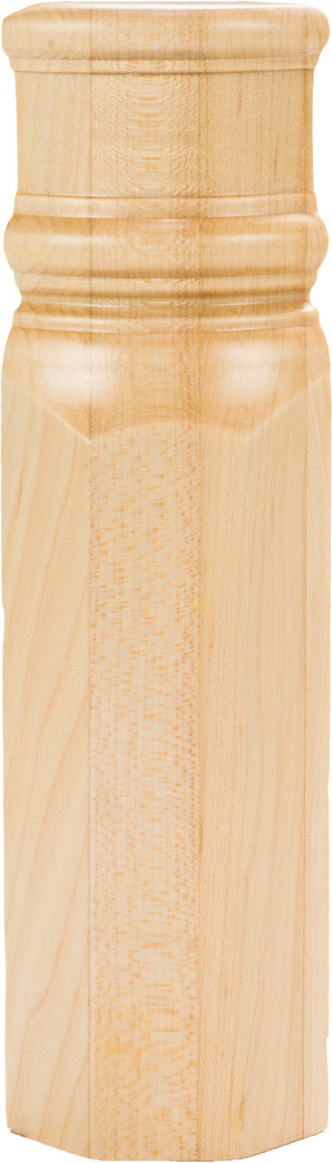 Hardware Resources TB1A-RW: Spool & Beveled Transition Block - Rubberwood