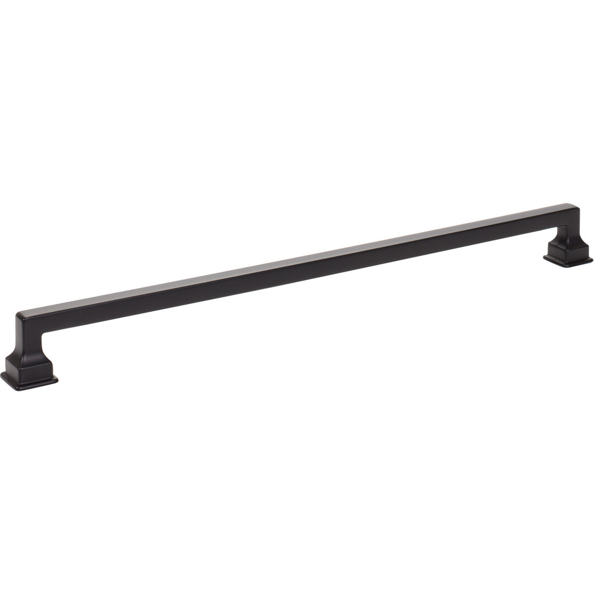 Atlas A626-BL: 12" cc Erika Cabinet Pull - Matte Black