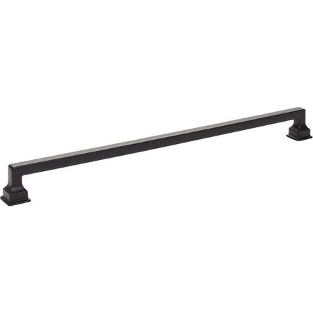 Atlas A626-BL: 12" cc Erika Cabinet Pull - Matte Black