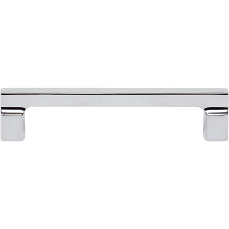 Atlas A523-CH: 128mm cc Reeves Square Bar Cabinet Pull - Polished Chrome