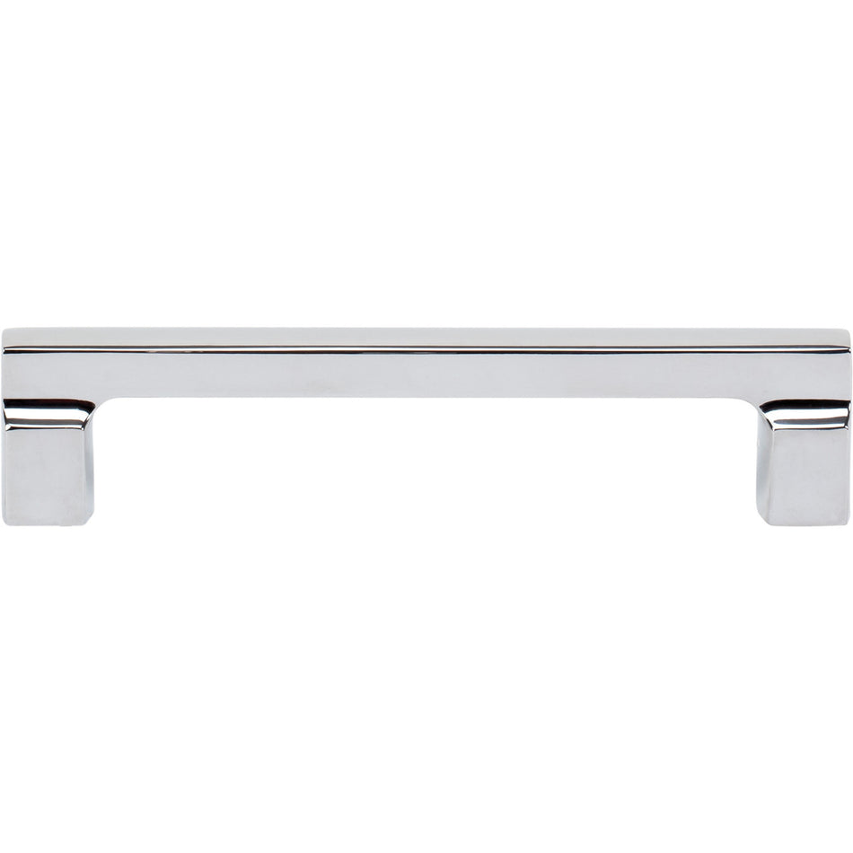 Atlas A523-CH: 128mm cc Reeves Square Bar Cabinet Pull - Polished Chrome