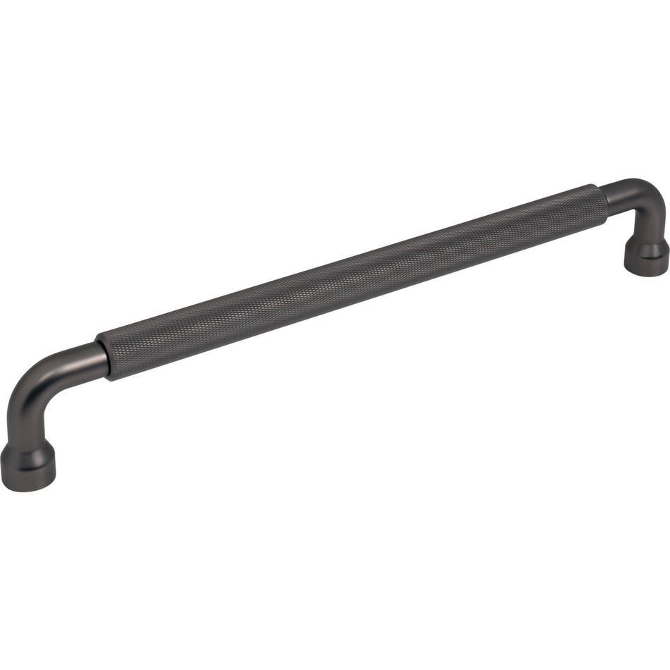 Top Knobs TK3268AG: 12" cc Garrison Bar Cabinet Pull - Ash Grey