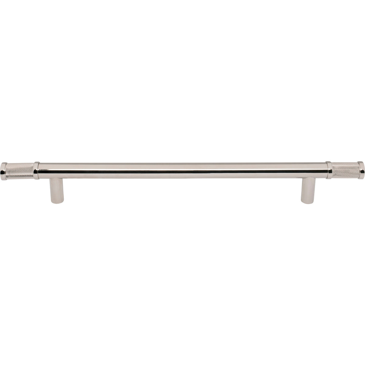 Top Knobs TK3238PN: 12" cc Burnham Bar Cabinet Pull - Polished Nickel