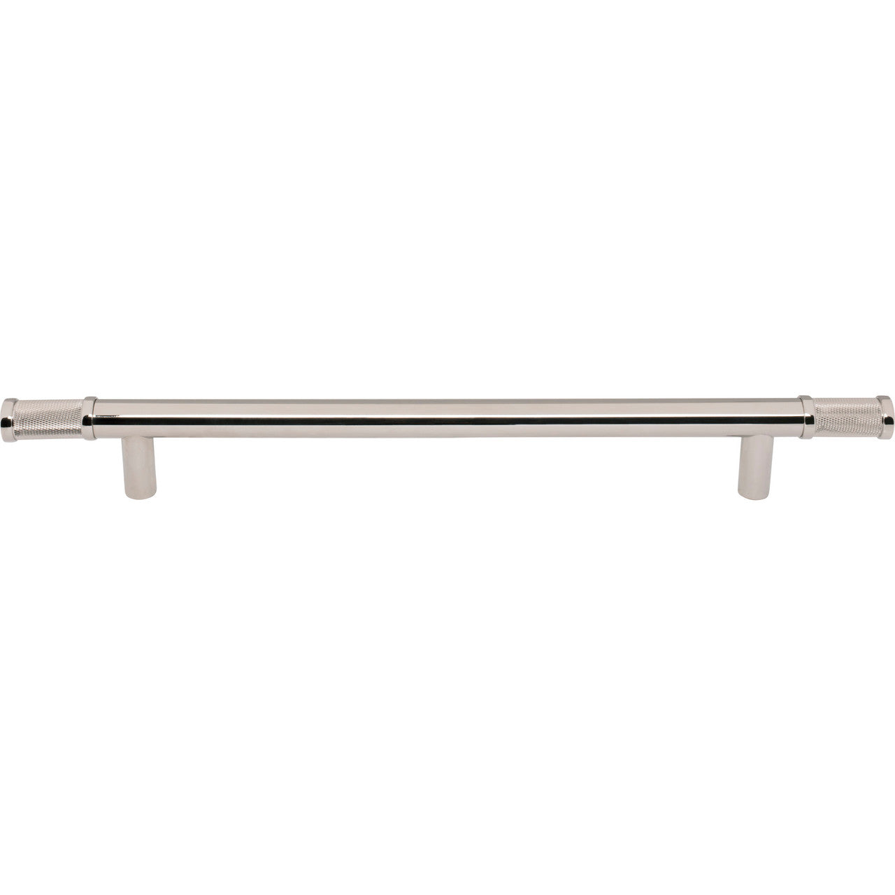 Top Knobs TK3238PN: 12" cc Burnham Bar Cabinet Pull - Polished Nickel