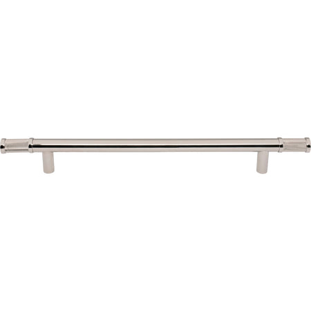 Top Knobs TK3238PN: 12" cc Burnham Bar Cabinet Pull - Polished Nickel