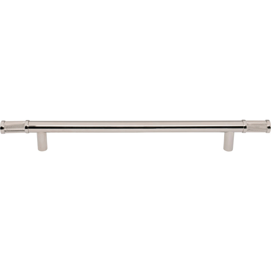 Top Knobs TK3238PN: 12" cc Burnham Bar Cabinet Pull - Polished Nickel