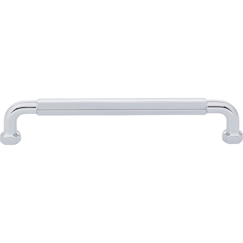 Top Knobs TK3203PC: 6-5/16" cc Dustin Cabinet Pull - Polished Chrome