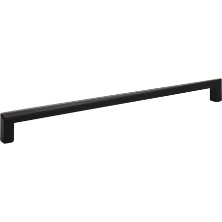 Atlas A676-BL: 12" cc Para Cabinet Pull - Matte Black