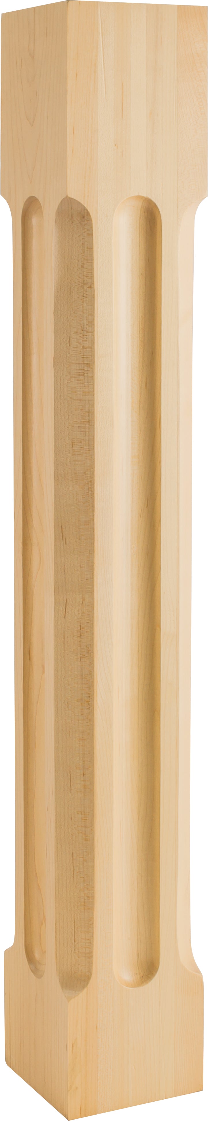 Hardware Resources P78-5-HMP: Scooped Post - Hard Maple