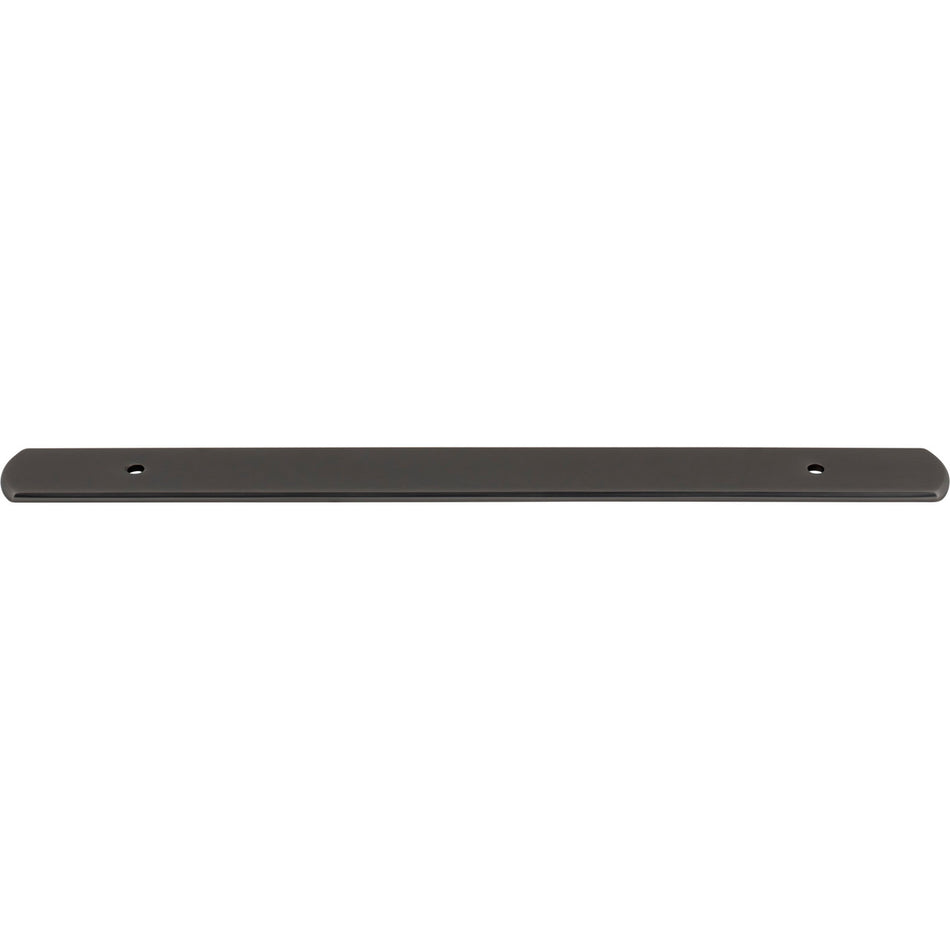 Top Knobs TK3274AG: 10-5/8" Wescott  Backplate - Ash Grey