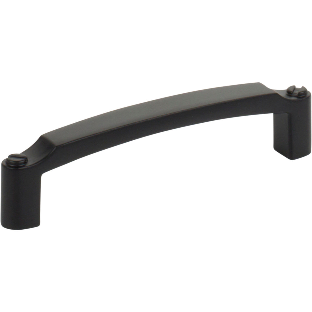 Top Knobs TK3171BLK: 3-3/4" cc Haddonfield D-Handle Cabinet Pull - Flat Black