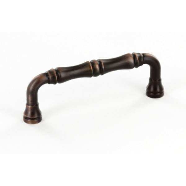 Richelieu BP74076BORB: 3" cc Boucherville D-Handle Cabinet Pull - Brushed Oil Rubbed Bronze