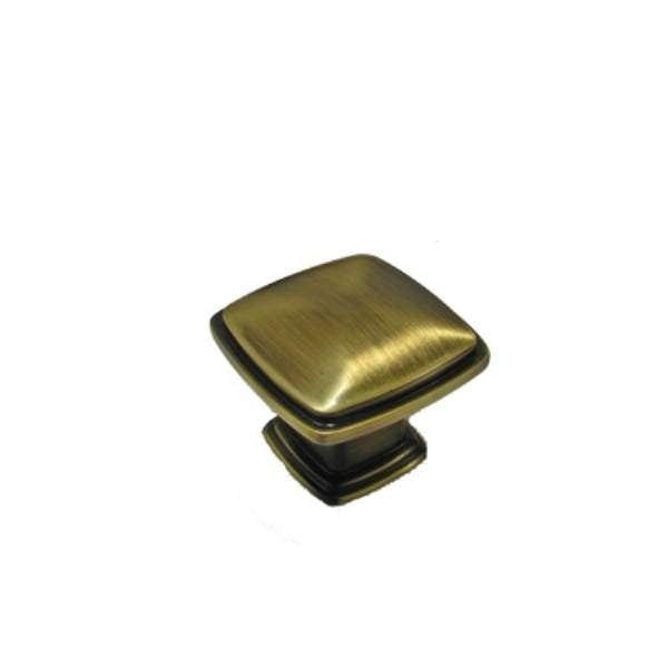 Richelieu BP81091AE: 31mm Charlemangne Cabinet Knob - Antique English