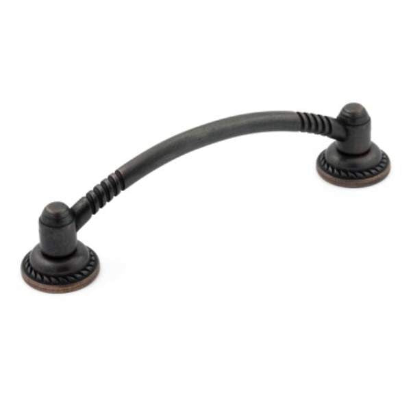Richelieu BP236796BORB: 96mm cc Provence Cabinet Pull - Brushed Oil Rubbed Bronze