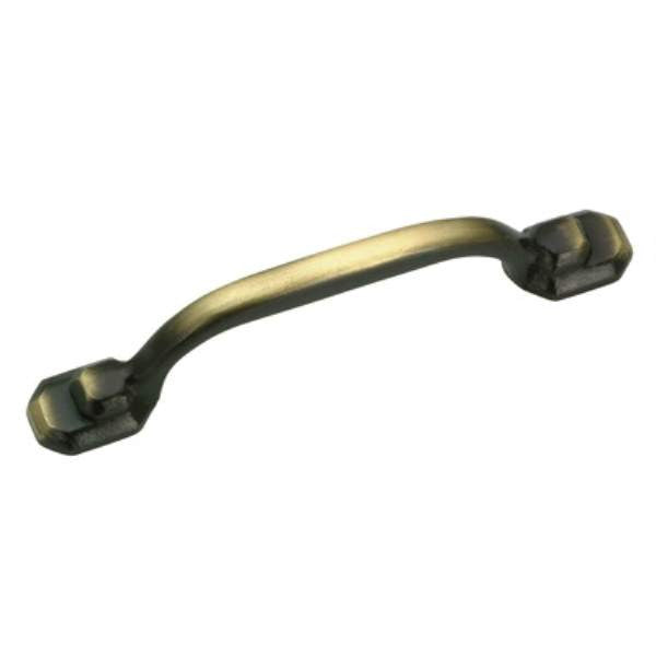 Richelieu BP30739BB: 3" cc Marseille Cabinet Pull - Burnished Brass