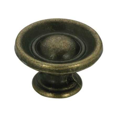 Richelieu BP3713AE: 1-1/16" Provence Cabinet Knob - Antique English