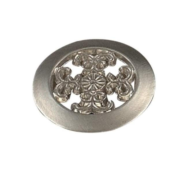 Richelieu BP3735038195: 38mm Marseille Cabinet Knob - Brushed Nickel