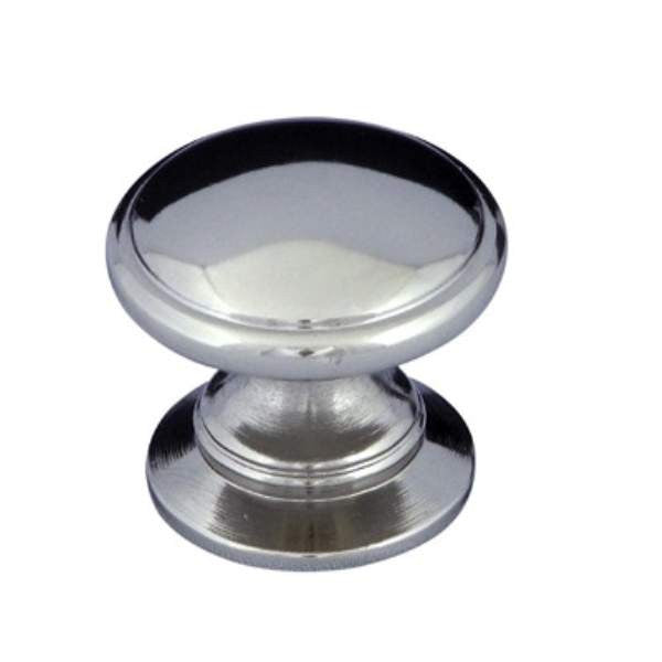 Richelieu BP80980180: 32mm Mont-Royal Cabinet Knob - Polished Nickel