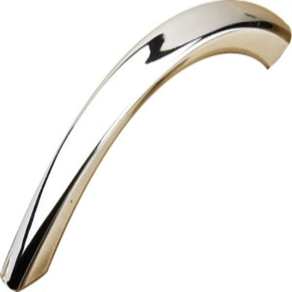 Richelieu BP809096140: 96mm cc Villeray Bow Cabinet Pull - Polished Chrome