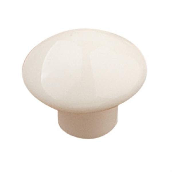 Richelieu BP3367241: 1-3/8" Cherbourg Ceramic Cabinet Knob - Biscuit White
