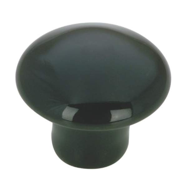 Richelieu BP3367290: 1-3/8" Cherbourg Ceramic Cabinet Knob - Black