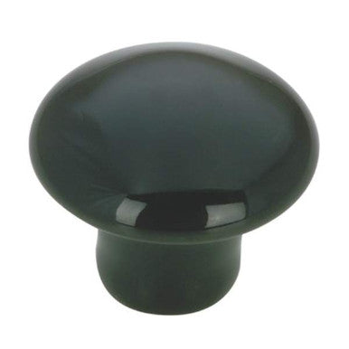 Richelieu BP3367290: 1-3/8" Cherbourg Ceramic Cabinet Knob - Black