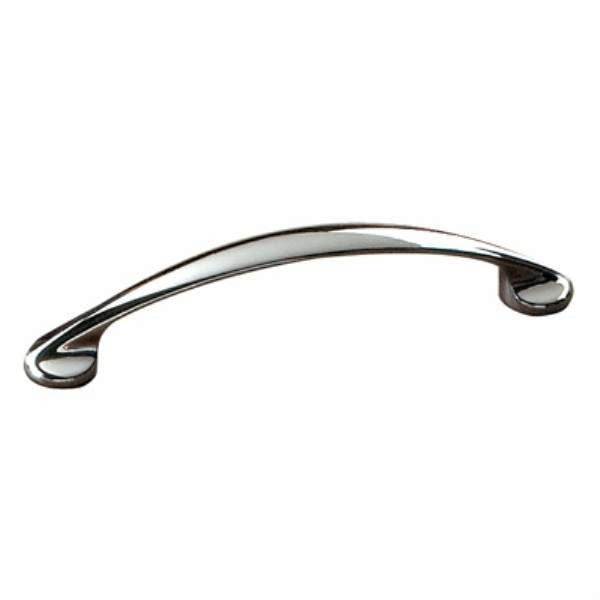 Richelieu BP8290596140: 96mm cc Contemporary Bow Cabinet Pull - Polished Chrome