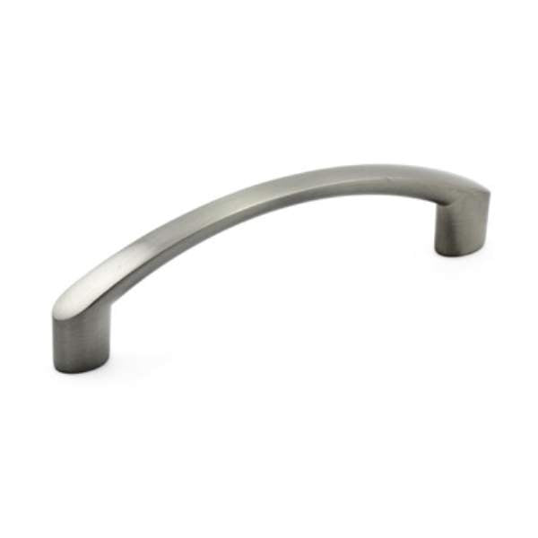 Richelieu 7438096195: 96mm cc Arched Bar Cabinet Pull - Brushed Nickel