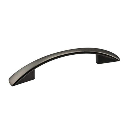 Richelieu BP82176143: 3" cc Silverthorn Bow Cabinet Pull - Antique Nickel