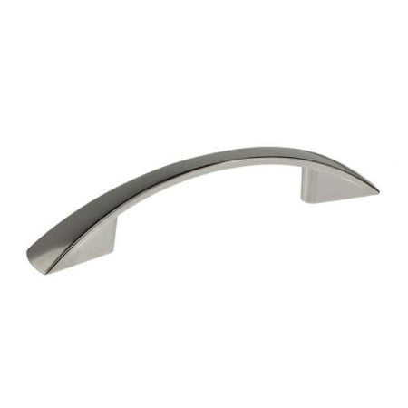Richelieu BP82176180: 3" cc Silverthorn Bow Cabinet Pull - Polished Nickel