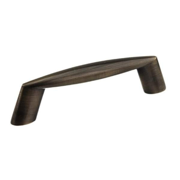 Richelieu BP80576AE: 3" cc Westminster Cabinet Pull - Antique English